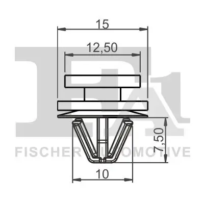 Clip, Zier-/Schutzleiste FA1 41-40003.5 Bild Clip, Zier-/Schutzleiste FA1 41-40003.5