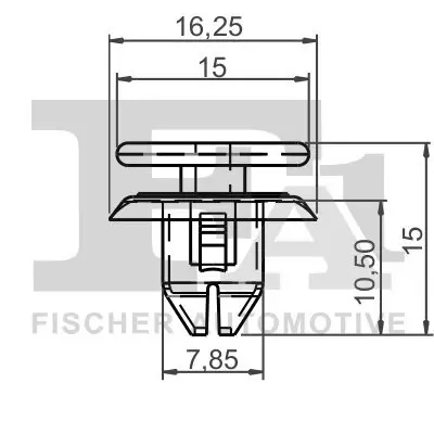 Clip, Zier-/Schutzleiste FA1 55-40011.5 Bild Clip, Zier-/Schutzleiste FA1 55-40011.5