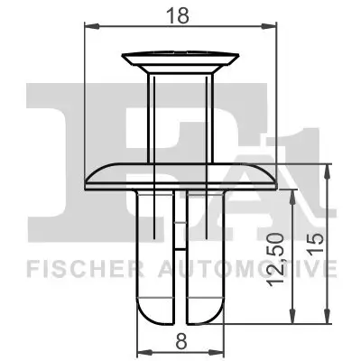 Clip, Zier-/Schutzleiste FA1 73-30003.5 Bild Clip, Zier-/Schutzleiste FA1 73-30003.5