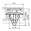 Clip, Zier-/Schutzleiste FA1 73-40001.5 Bild Clip, Zier-/Schutzleiste FA1 73-40001.5