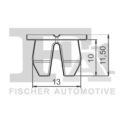 Clip, Zier-/Schutzleiste FA1 74-60001.5 Bild Clip, Zier-/Schutzleiste FA1 74-60001.5