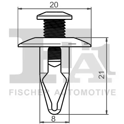 Clip, Zier-/Schutzleiste FA1 75-30001.5 Bild Clip, Zier-/Schutzleiste FA1 75-30001.5