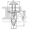 Clip, Zier-/Schutzleiste FA1 75-30002.5 Bild Clip, Zier-/Schutzleiste FA1 75-30002.5