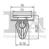 Clip, Zier-/Schutzleiste FA1 76-40009.5 Bild Clip, Zier-/Schutzleiste FA1 76-40009.5