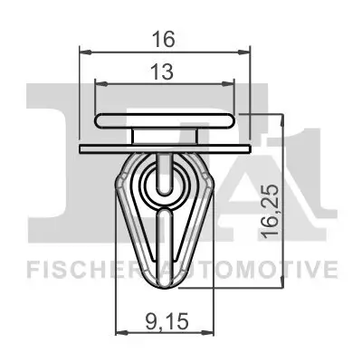 Clip, Zier-/Schutzleiste FA1 76-40009.5 Bild Clip, Zier-/Schutzleiste FA1 76-40009.5