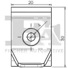 Clip, Zier-/Schutzleiste FA1 77-10022.25 Bild Clip, Zier-/Schutzleiste FA1 77-10022.25