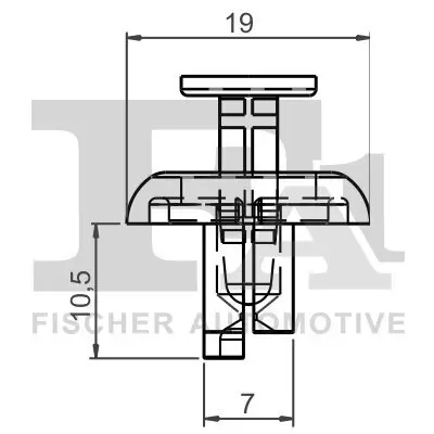 Clip, Zier-/Schutzleiste FA1 77-20001.5 Bild Clip, Zier-/Schutzleiste FA1 77-20001.5