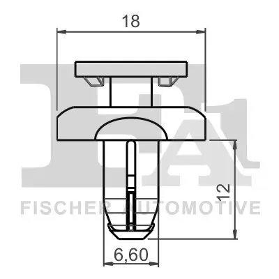 Clip, Zier-/Schutzleiste FA1 77-30005.5 Bild Clip, Zier-/Schutzleiste FA1 77-30005.5