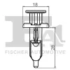 Clip, Zier-/Schutzleiste FA1 77-30009.25 Bild Clip, Zier-/Schutzleiste FA1 77-30009.25