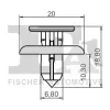 Clip, Zier-/Schutzleiste FA1 77-30010.10 Bild Clip, Zier-/Schutzleiste FA1 77-30010.10