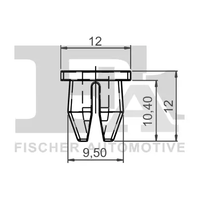 Clip, Zier-/Schutzleiste FA1 77-60003.5 Bild Clip, Zier-/Schutzleiste FA1 77-60003.5