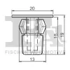 Clip, Zier-/Schutzleiste FA1 77-60007.5 Bild Clip, Zier-/Schutzleiste FA1 77-60007.5