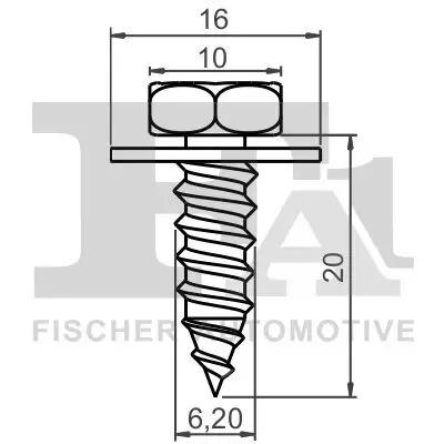 Clip, Zier-/Schutzleiste FA1 77-70003.10 Bild Clip, Zier-/Schutzleiste FA1 77-70003.10