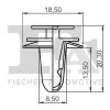 Clip, Zier-/Schutzleiste FA1 78-40011.5 Bild Clip, Zier-/Schutzleiste FA1 78-40011.5