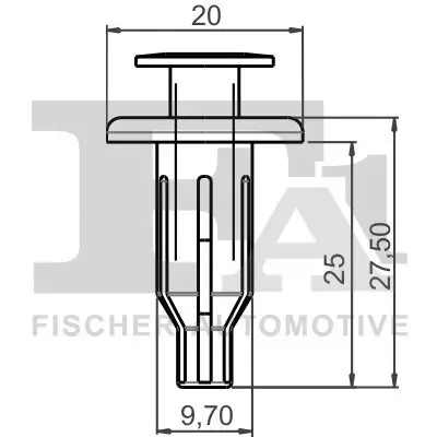 Clip, Zier-/Schutzleiste FA1 87-30001.5 Bild Clip, Zier-/Schutzleiste FA1 87-30001.5
