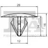 Clip, Zier-/Schutzleiste FA1 89-10001.5 Bild Clip, Zier-/Schutzleiste FA1 89-10001.5