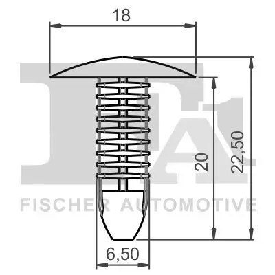 Clip, Zier-/Schutzleiste FA1 89-10003.5 Bild Clip, Zier-/Schutzleiste FA1 89-10003.5