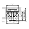 Clip, Zier-/Schutzleiste FA1 89-40003.5 Bild Clip, Zier-/Schutzleiste FA1 89-40003.5