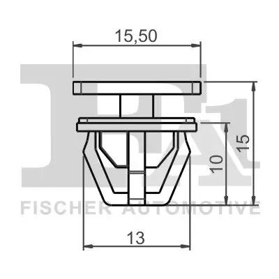 Clip, Zier-/Schutzleiste FA1 89-40004.5 Bild Clip, Zier-/Schutzleiste FA1 89-40004.5