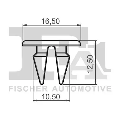 Clip, Zier-/Schutzleiste FA1 89-60001.5 Bild Clip, Zier-/Schutzleiste FA1 89-60001.5