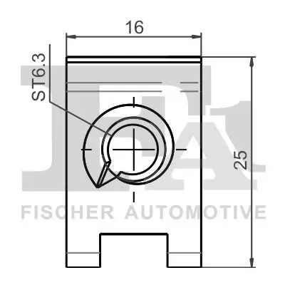 Clip, Zier-/Schutzleiste FA1 99-10111.10 Bild Clip, Zier-/Schutzleiste FA1 99-10111.10