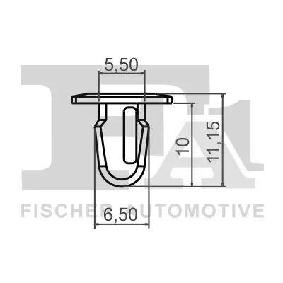 Clip, Zier-/Schutzleiste FA1 10-10012.5 Bild Clip, Zier-/Schutzleiste FA1 10-10012.5