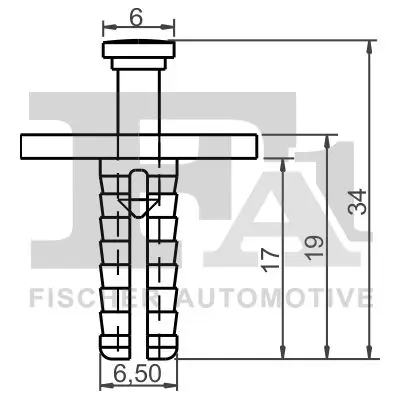 Clip, Zier-/Schutzleiste FA1 10-20010.5 Bild Clip, Zier-/Schutzleiste FA1 10-20010.5