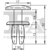 Clip, Zier-/Schutzleiste FA1 10-20014.5