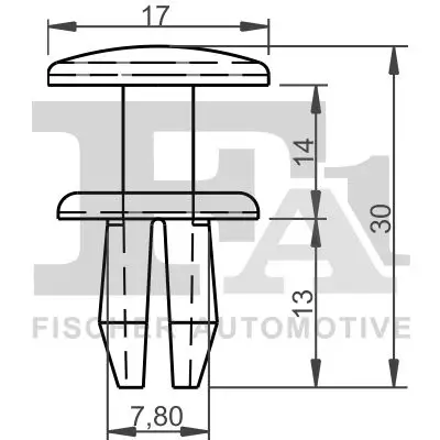 Clip, Zier-/Schutzleiste FA1 10-20014.5 Bild Clip, Zier-/Schutzleiste FA1 10-20014.5
