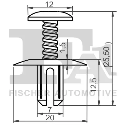 Clip, Zier-/Schutzleiste FA1 10-30004.5 Bild Clip, Zier-/Schutzleiste FA1 10-30004.5