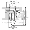 Clip, Zier-/Schutzleiste FA1 10-40011.5 Bild Clip, Zier-/Schutzleiste FA1 10-40011.5