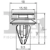 Clip, Zier-/Schutzleiste FA1 10-40013.5 Bild Clip, Zier-/Schutzleiste FA1 10-40013.5