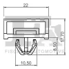 Clip, Zier-/Schutzleiste FA1 10-40097.5 Bild Clip, Zier-/Schutzleiste FA1 10-40097.5