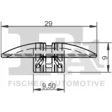Clip, Zier-/Schutzleiste FA1 10-40098.5