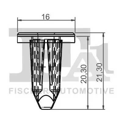 Clip, Zier-/Schutzleiste FA1 10-40100.5 Bild Clip, Zier-/Schutzleiste FA1 10-40100.5