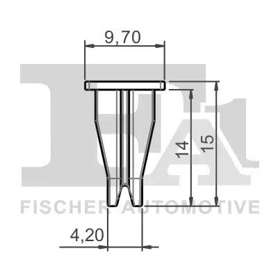Clip, Zier-/Schutzleiste FA1 10-60002.5 Bild Clip, Zier-/Schutzleiste FA1 10-60002.5