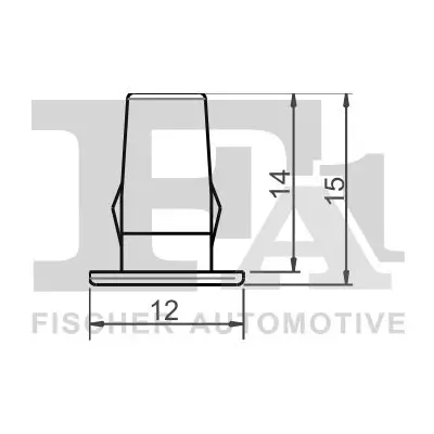 Clip, Zier-/Schutzleiste FA1 10-60010.5 Bild Clip, Zier-/Schutzleiste FA1 10-60010.5