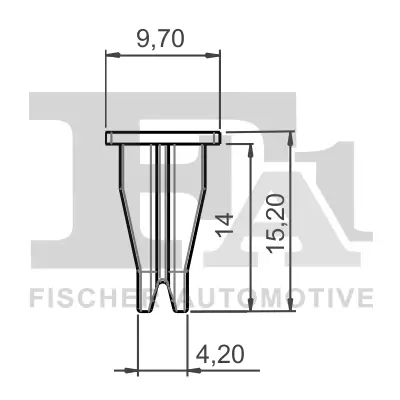 Clip, Zier-/Schutzleiste FA1 10-60018.5 Bild Clip, Zier-/Schutzleiste FA1 10-60018.5