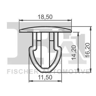 Clip, Zier-/Schutzleiste FA1 11-10008.5 Bild Clip, Zier-/Schutzleiste FA1 11-10008.5