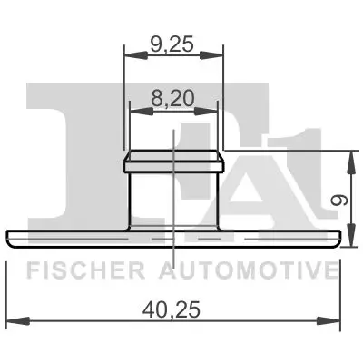 Clip, Zier-/Schutzleiste FA1 11-10040.5 Bild Clip, Zier-/Schutzleiste FA1 11-10040.5
