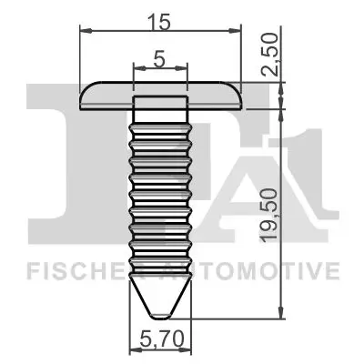Clip, Zier-/Schutzleiste FA1 11-10044.5 Bild Clip, Zier-/Schutzleiste FA1 11-10044.5