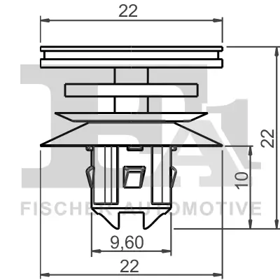 Clip, Zier-/Schutzleiste FA1 11-40008.10 Bild Clip, Zier-/Schutzleiste FA1 11-40008.10