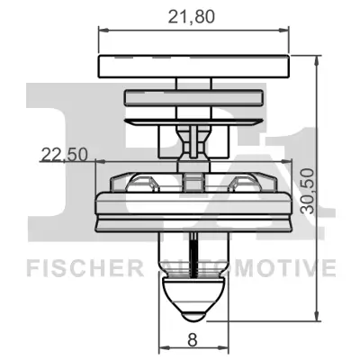 Halteclipsatz, Innenraumverkleidung FA1 11-40022.5 Bild Halteclipsatz, Innenraumverkleidung FA1 11-40022.5