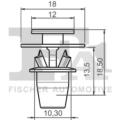 Clip, Zier-/Schutzleiste FA1 11-40041.5 Bild Clip, Zier-/Schutzleiste FA1 11-40041.5