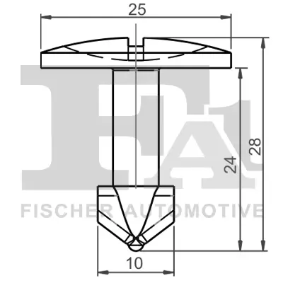 Clip, Zier-/Schutzleiste FA1 11-40087.5 Bild Clip, Zier-/Schutzleiste FA1 11-40087.5