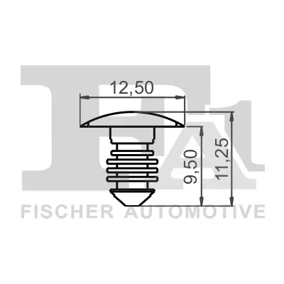 Clip, Zier-/Schutzleiste FA1 11-40100.5 Bild Clip, Zier-/Schutzleiste FA1 11-40100.5