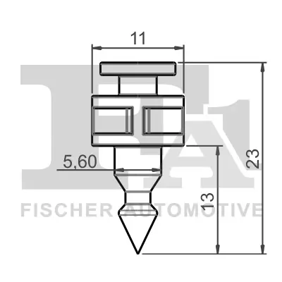 Clip, Zier-/Schutzleiste FA1 11-40123.25 Bild Clip, Zier-/Schutzleiste FA1 11-40123.25