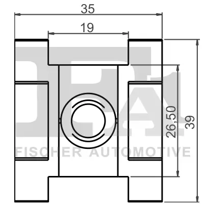 Clip, Zier-/Schutzleiste FA1 11-40126.25 Bild Clip, Zier-/Schutzleiste FA1 11-40126.25