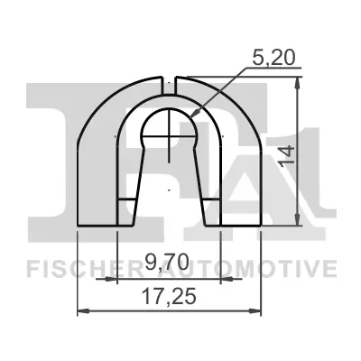 Clip, Zier-/Schutzleiste FA1 11-40128.5 Bild Clip, Zier-/Schutzleiste FA1 11-40128.5