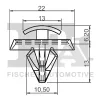 Clip, Zier-/Schutzleiste FA1 11-40142.5 Bild Clip, Zier-/Schutzleiste FA1 11-40142.5